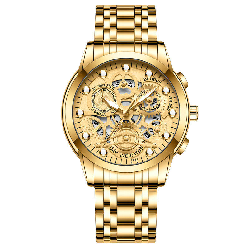 Montre d'affaires creuse non mécanique pour homme - LUXARAH