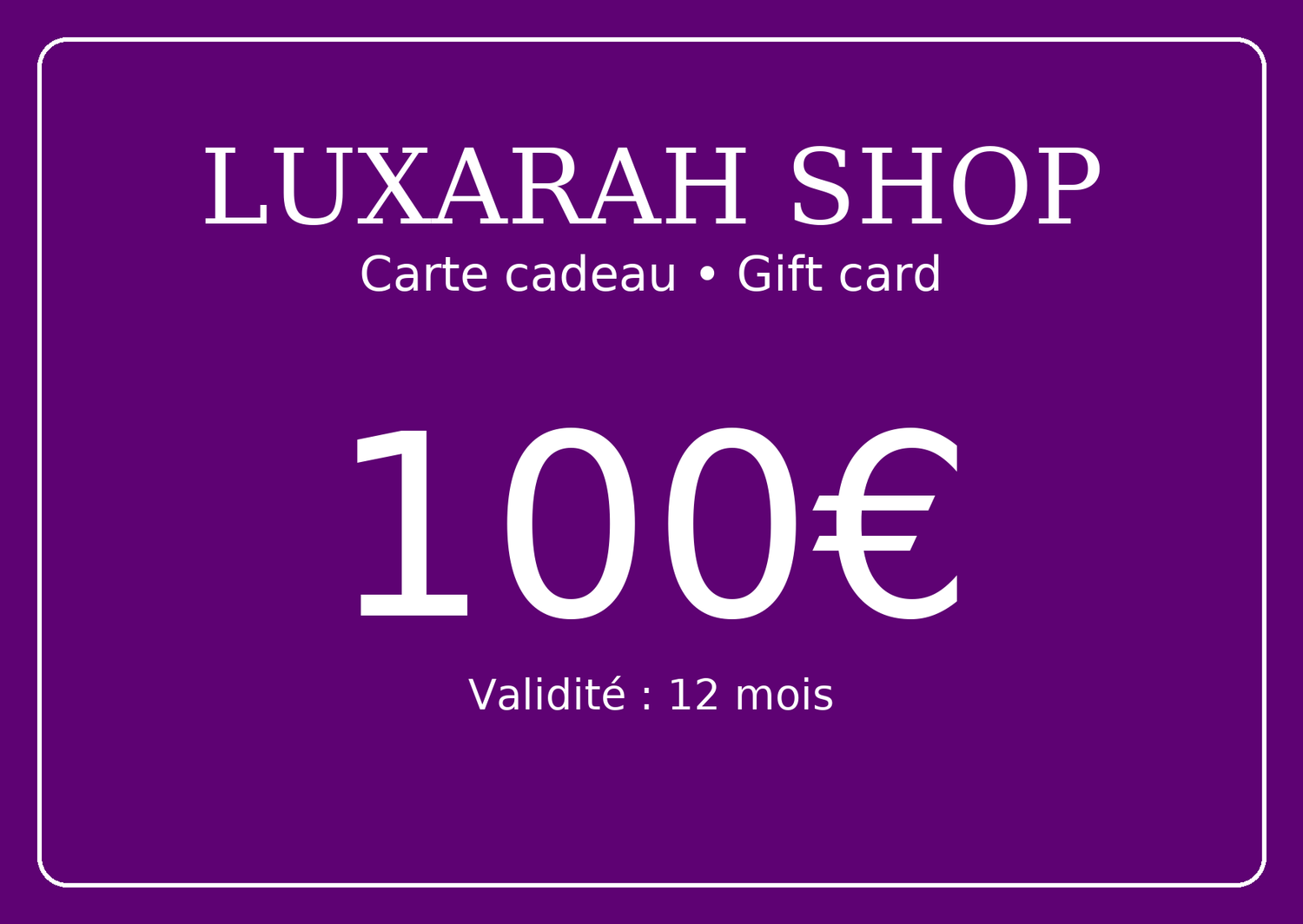 Cartes cadeaux