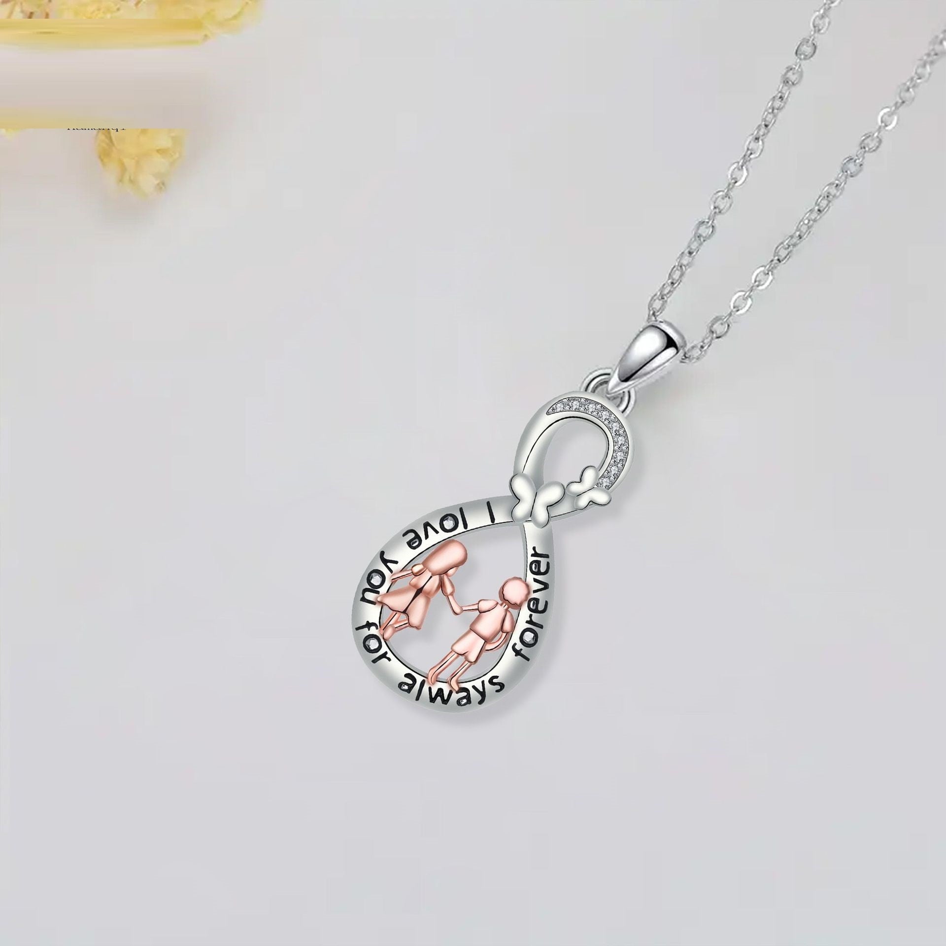 Bijoux de style européen et américain, Symbole infini, Nouveau style, Colliers élégants et romantiques - LUXARAH