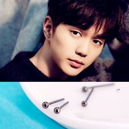 Boucles d'oreilles en argent sterling pour hommes