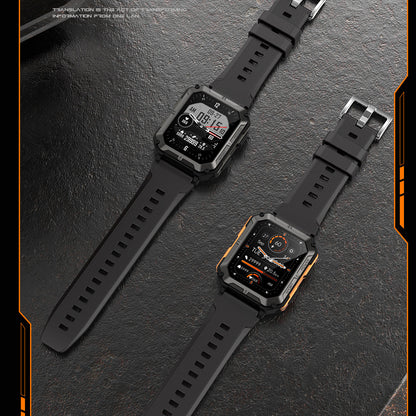 Montre intelligente d'extérieur étanche avec trois fonctions de prévention des appels Bluetooth - LUXARAH