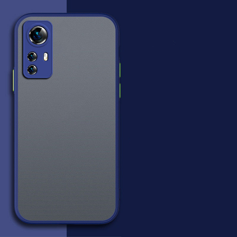 Coque de protection transparente en silicone givré ultra-mince et résistante aux chutes