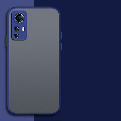 Coque de protection transparente en silicone givré ultra-mince et résistante aux chutes