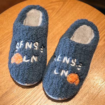 Chaussons d'hiver en polaire à fleurs pour femmes, chaussures chaudes et antidérapantes pour la chambre à coucher