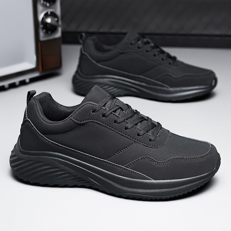Chaussures de course décontractées à semelle souple noires - LUXARAH
