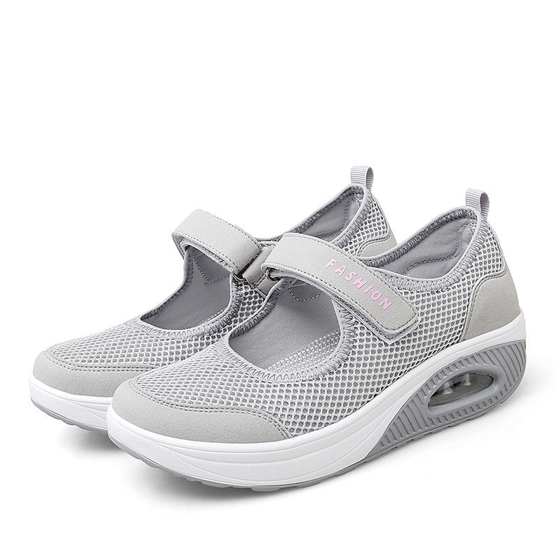 Chaussures de course en maille tendance pour femmes - LUXARAH