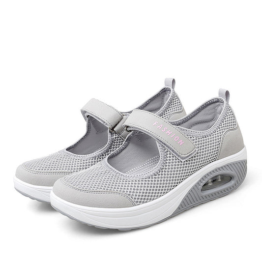 Chaussures de course en maille tendance pour femmes - LUXARAH