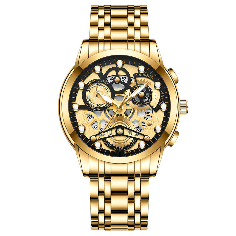 Montre d'affaires creuse non mécanique pour homme - LUXARAH