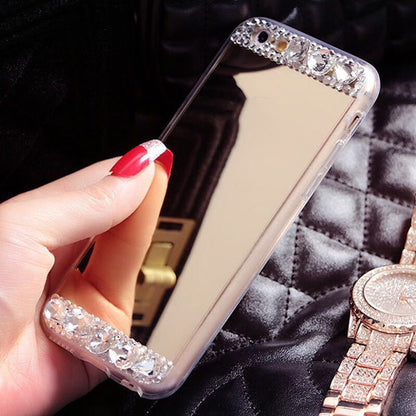Étui de téléphone portable en strass