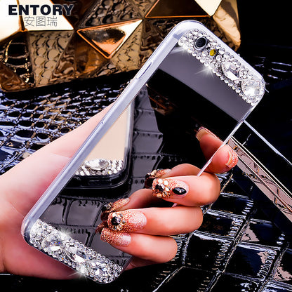 Étui de téléphone portable en strass