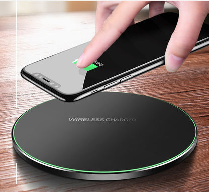 Chargeur sans fil pour iPhone, station de charge rapide sans fil pour Samsung haute vitesse