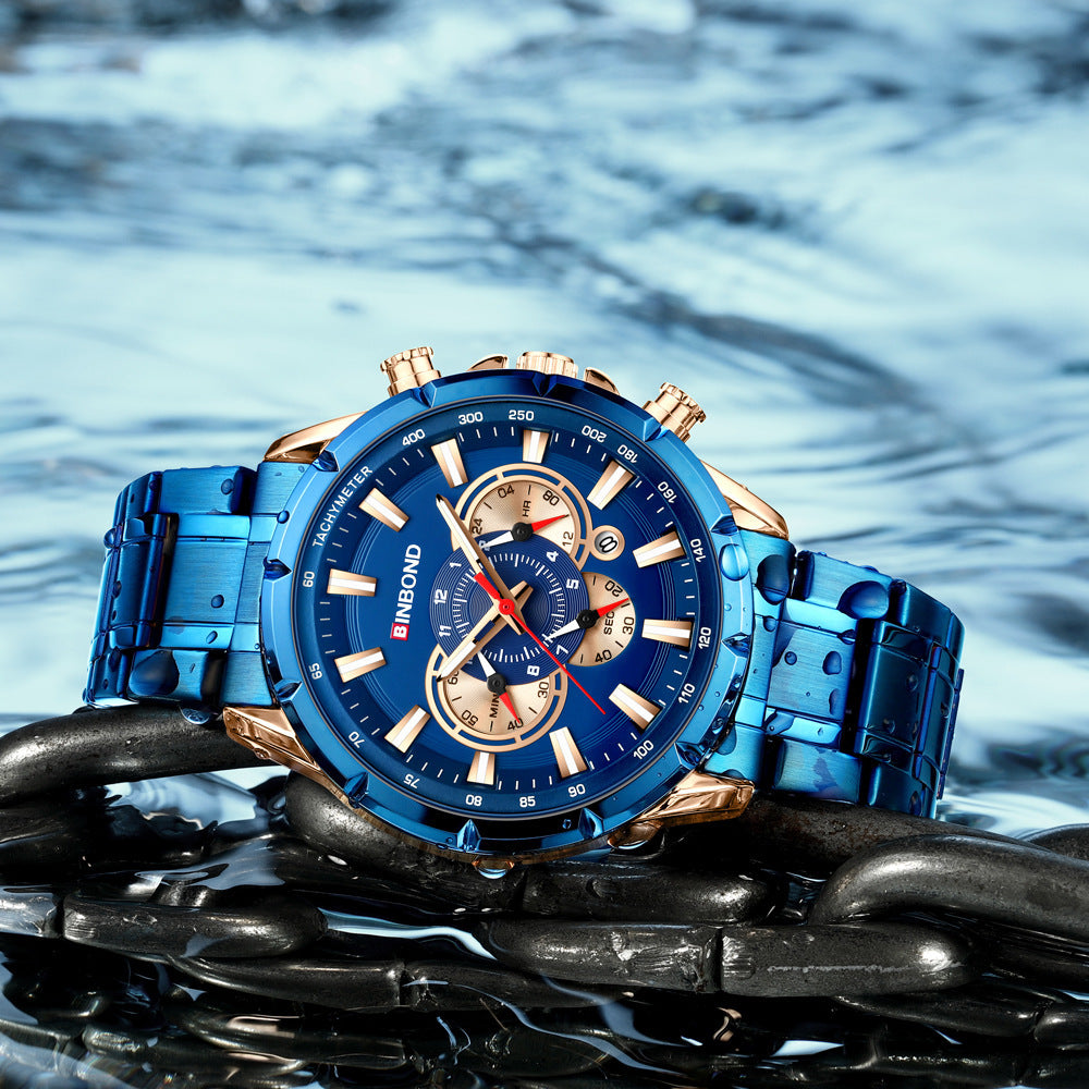 Montre tactique étanche et lumineuse pour moto, chronométrage multipoints - LUXARAH