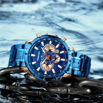 Montre tactique étanche et lumineuse pour moto, chronométrage multipoints - LUXARAH