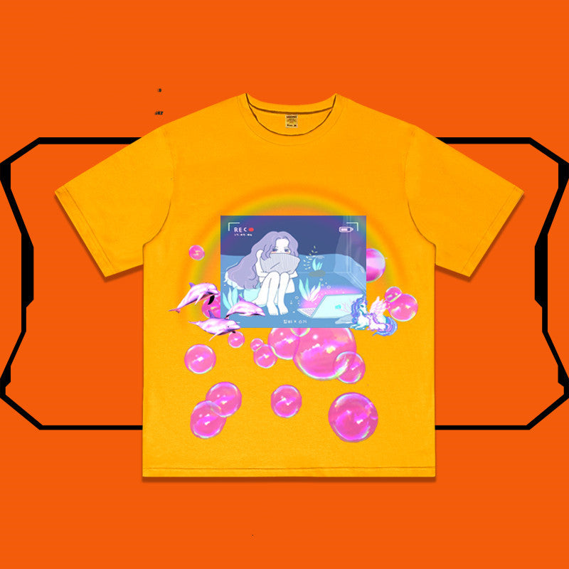 T-shirt polyvalent surdimensionné et irrégulier personnalisé - LUXARAH