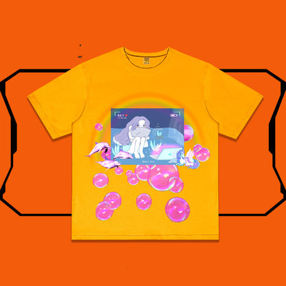 T-shirt polyvalent surdimensionné et irrégulier personnalisé - LUXARAH