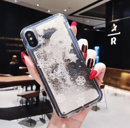 Compatible avec Apple, coque mobile, Snowflakes, Sands, Noël