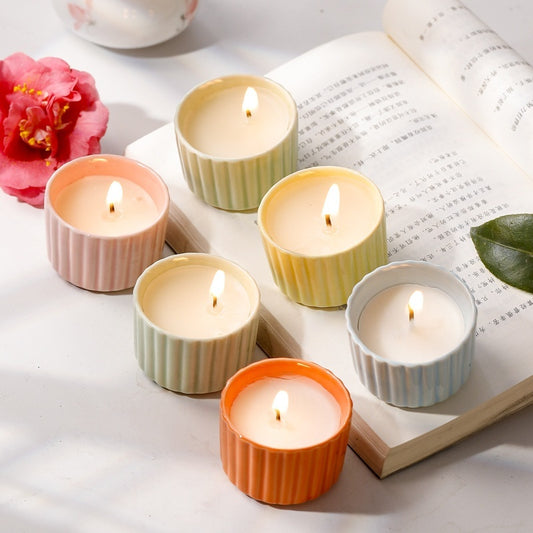 Bougies de soja d'aromathérapie durables pour l'intérieur et la chambre à coucher
