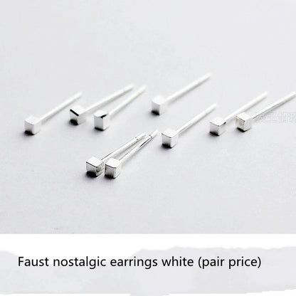 Boucles d'oreilles en argent sterling pour hommes
