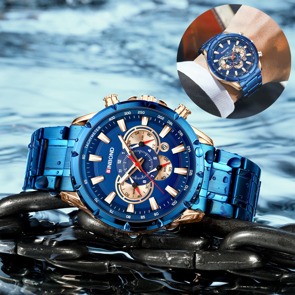 Montre tactique étanche et lumineuse pour moto, chronométrage multipoints - LUXARAH