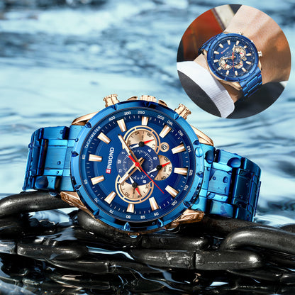 Montre tactique étanche et lumineuse pour moto, chronométrage multipoints - LUXARAH