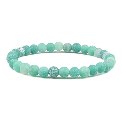 Bracelet énergétique givré et patiné - LUXARAH
