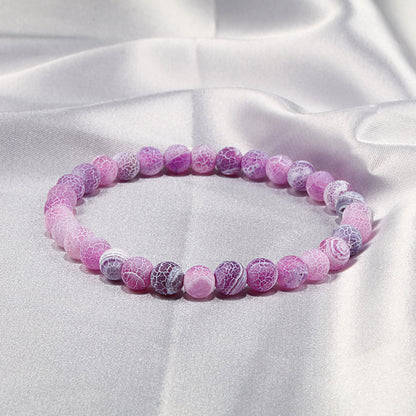 Bracelet énergétique givré et patiné - LUXARAH