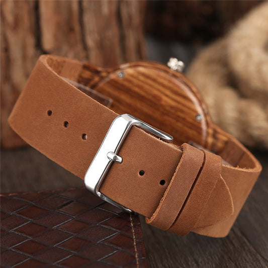 Montre en bois - LUXARAH
