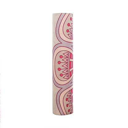 Tapis de yoga en lin et caoutchouc naturel - LUXARAH