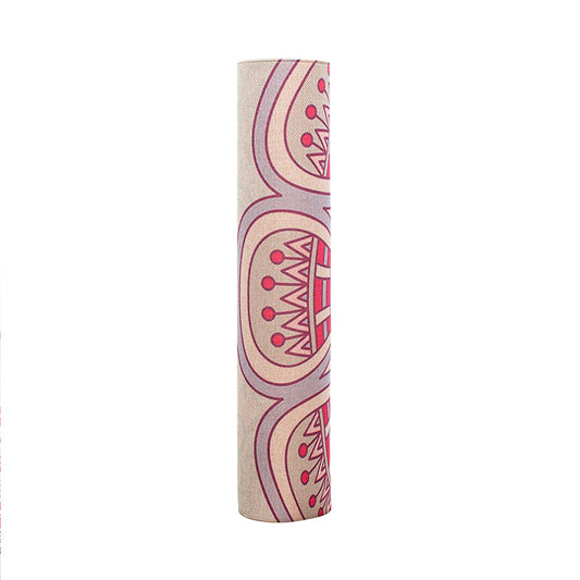 Tapis de yoga en lin et caoutchouc naturel - LUXARAH