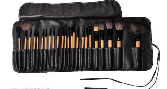 Coffret cadeau de 24 pinceaux de maquillage professionnels, pinceaux pour sourcils, poudre, fond de teint, fards à paupières, outils de maquillage - LUXARAH