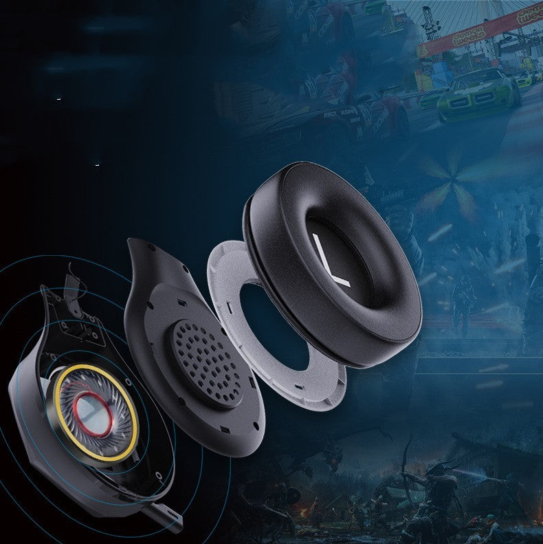 Casque de jeu sans fil Bluetooth double mode