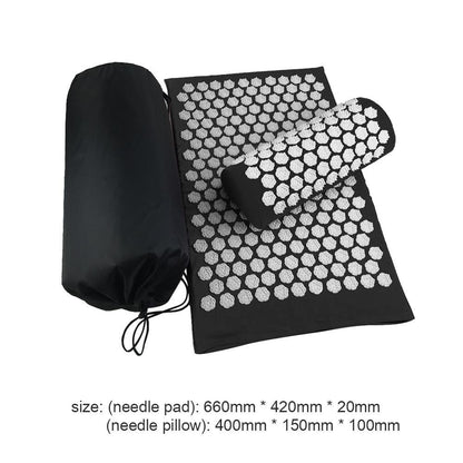 Coussins de massage, tapis d'acupression Lotus, oreillers, tapis de yoga - LUXARAH