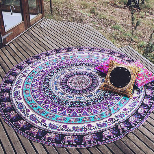 Tapis de yoga en mousseline - LUXARAH