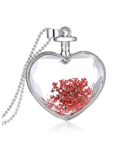 Colliers à pendentif en verre tendance