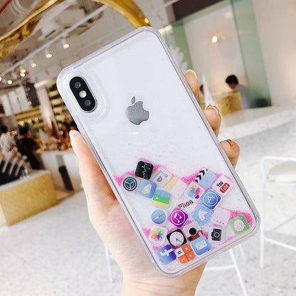 Compatible avec Apple, coque mobile, Snowflakes, Sands, Noël