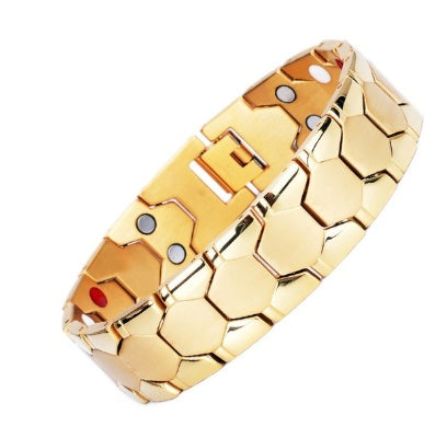 Bracelet 4 en 1 pour homme, magnétique, en titane, pour la santé et l'arthrite - LUXARAH