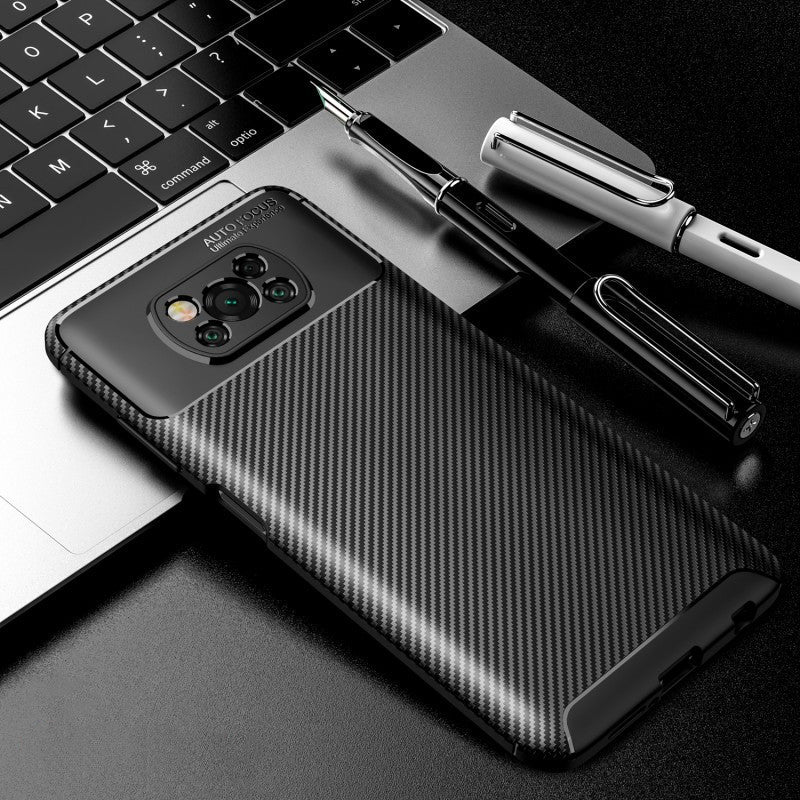 Housse de protection en fibre de carbone TPU anti-chute tout compris