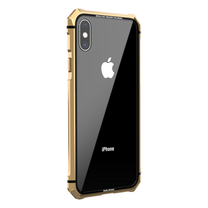Coque de téléphone en verre trempé transparent