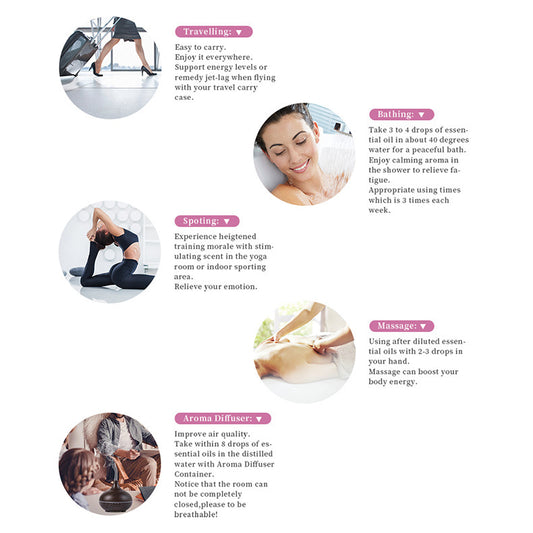 Huile essentielle d'aromathérapie pour massage aux herbes