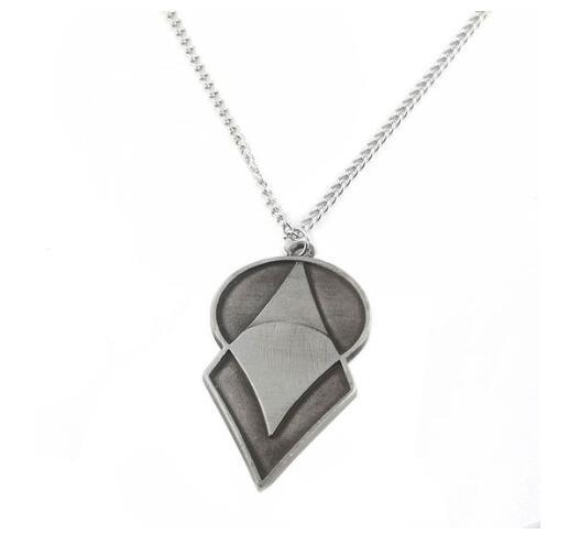 Collier Marcheur Blanc Game of Thrones 7, badge en métal argenté, collier ras du cou, bijoux Cosplay