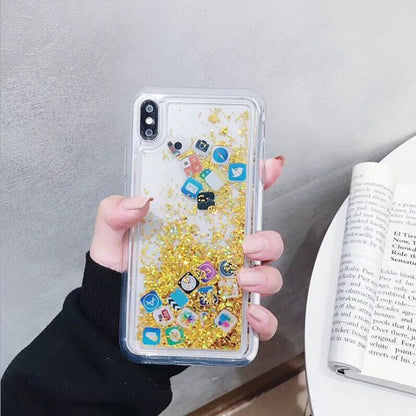 Compatible avec Apple, coque mobile, Snowflakes, Sands, Noël