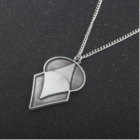 Collier Marcheur Blanc Game of Thrones 7, badge en métal argenté, collier ras du cou, bijoux Cosplay - LUXARAH