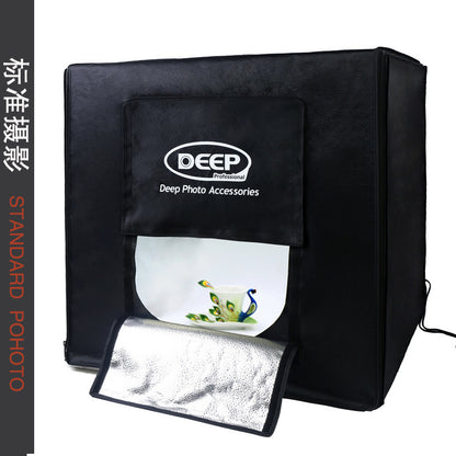 Kit de lampe de studio photo DEEP LED, boîte à lumière 60 cm, vente en gros