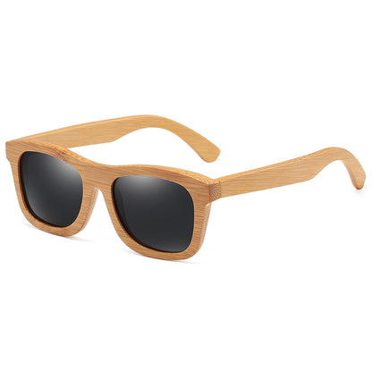 Nouvelles lunettes de soleil tendance en bambou