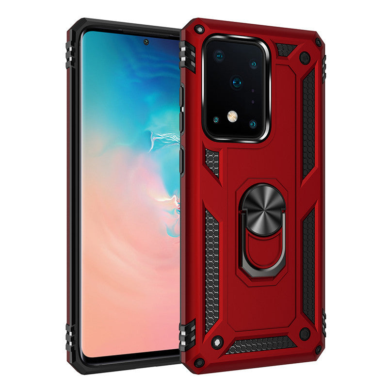 Coque de protection anti-chute militaire pour téléphone portable Samsung S20 avec anneau de support A81