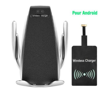 Chargeur sans fil pour voiture 10 W, induction, charge rapide sans fil, avec support de téléphone S5