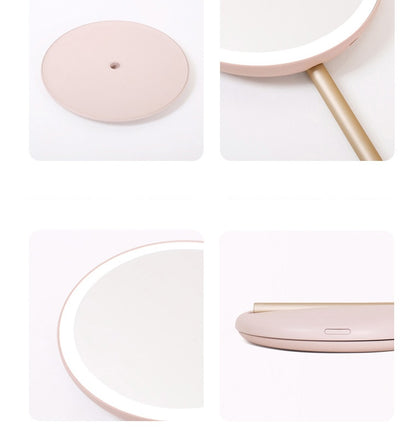 Miroir de maquillage pliable à LED - LUXARAH