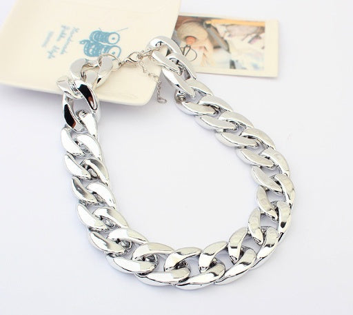 Colliers et pendentifs tendance à chaîne épaisse pour femmes