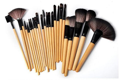Coffret cadeau de 24 pinceaux de maquillage professionnels, pinceaux pour sourcils, poudre, fond de teint, fards à paupières, outils de maquillage - LUXARAH