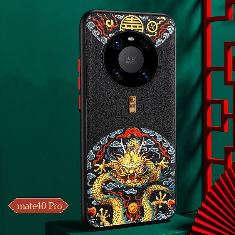 Coque de téléphone portable de style chinois pour Huawei Mate40